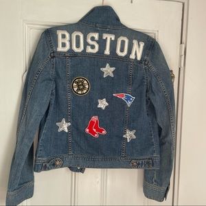 Homemade Boston jean jacket